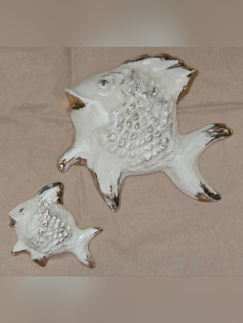 Vintage Ceramic Fish Wall Decorations